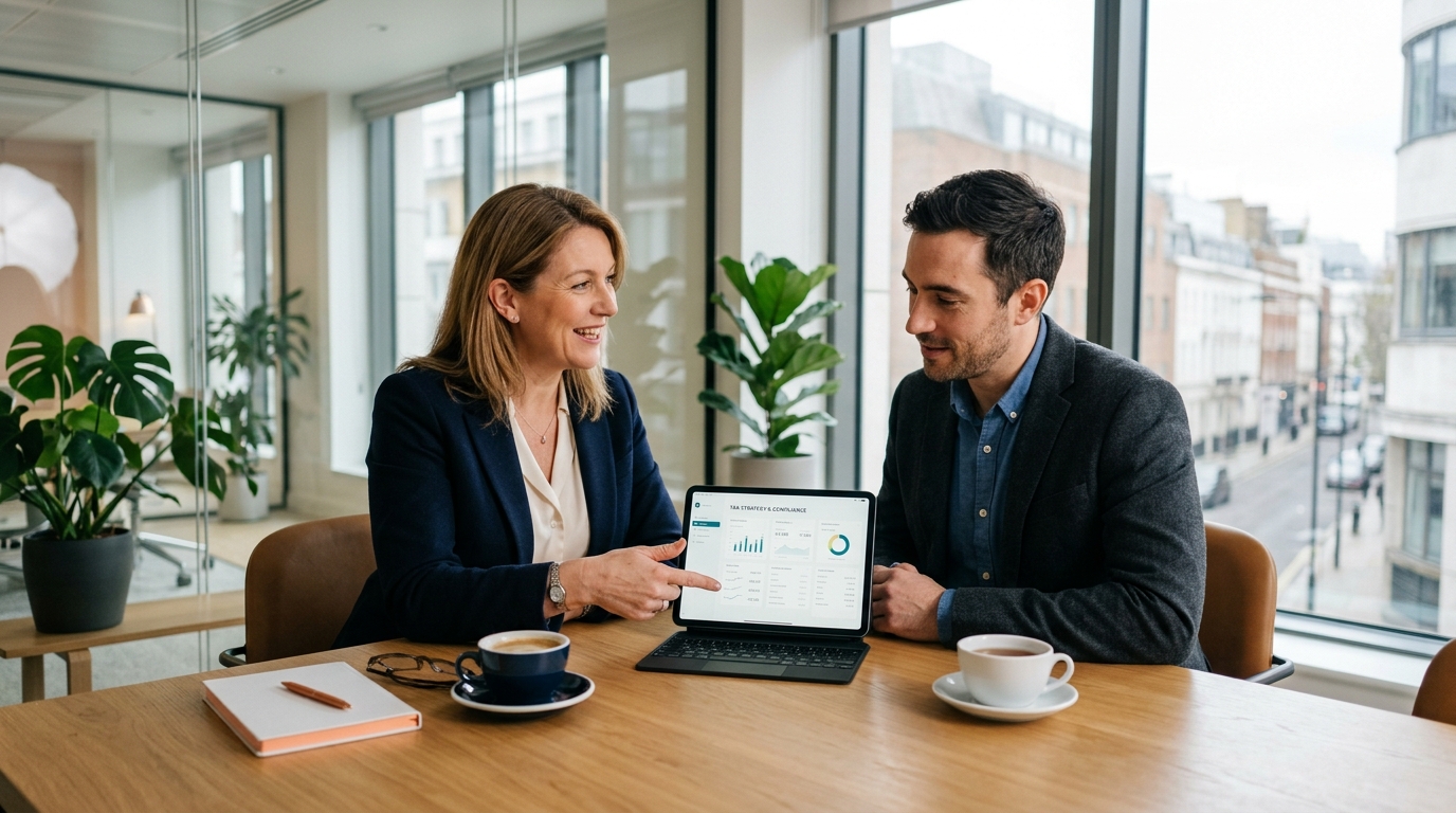 TaxNex Ltd UK Accounting Consultant with Client